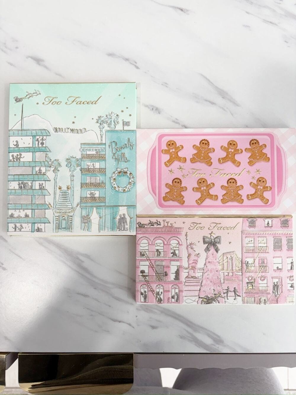 NEW Too Faced Bundle of 3 Holiday Edition Eyeshadow Palettes